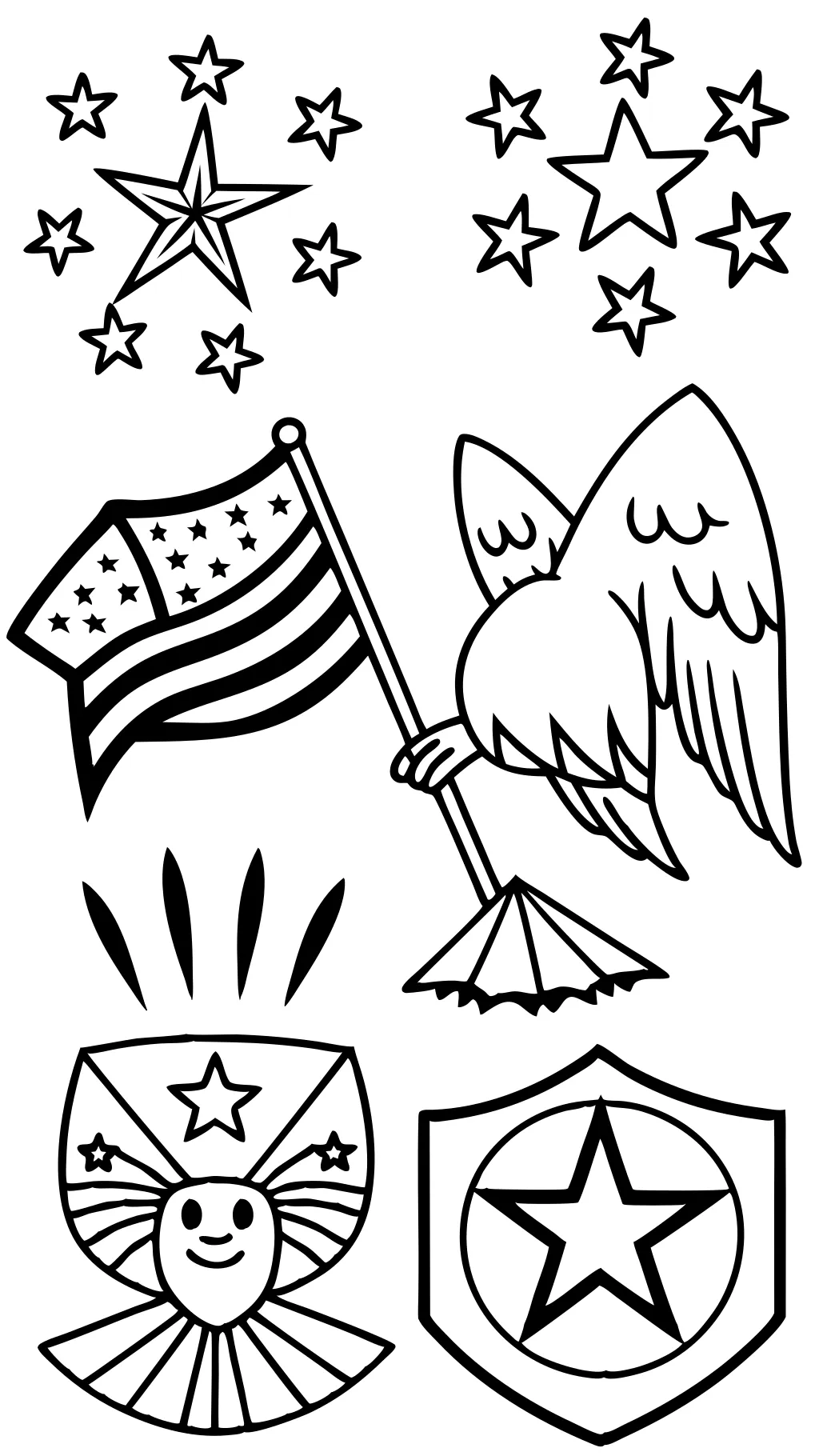 coloring pages patriots